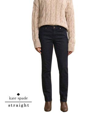 2/$29 Kate Spade Jeans Women 30 Black Broome Street Play Hooky Straight